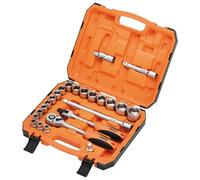 Draper 22112 HI-TORQ 6 Point Socket Set, 1/2" (24 Piece)