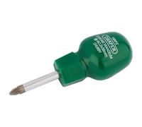 PZ Type Cabinet Pattern Chubby Screwdriver, No.2 x 38mm (Sold Loose)