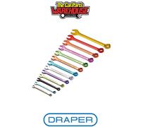 Draper 23017 Expert High-Torque Metric Combination Spanner Set, 6mm-19mm, Multicolor, 13 Pcs