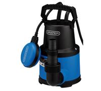 Draper 230V 250W Submersible Clean Water Pump With Float Switch, 130L/min