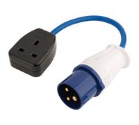 Draper 230V Adaptor Lead with 16A Plug to 13A Socket