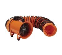 Draper 230V Air Mover Ventilator 200mm 180W Hose length 5m Fume Extraction 19406