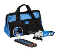 Draper AG750/115D Angle Grinder 115mm and Cutting Discs Kit