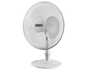 Draper 230V Desk Fan, 16"/400mm, 45W