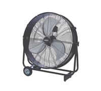 Draper 230V Drum Fan 24inch/610mm 120W, Black