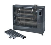 Draper 18104 230V Far Infrared Diesel Heater With Flue Kit 67 500 Btu/19.8Kw each 1