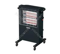 Draper 230V Infrared Cabinet Heater, 2.8kW, 9553 BTU