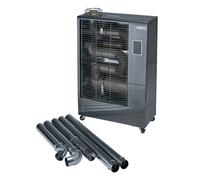 Draper 230V Infrared Diesel Kerosene Heater & Flue Kit 40,000 BTU/11.6kW 18037