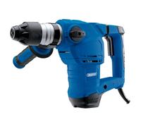 Draper 230V SDS Plus Rotary Hammer Drill 4.9kg Chisels & Drill bits 1500W 56404