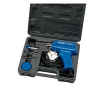 Draper 230V Soldering Gun Kit 100W 1.2M Cable Spare Tips Blow Mould Case 71420