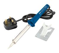 Draper 230V Soldering Iron | 100W Electrical Soldering Iron Kit |Metal Stand | 1.1m Cable | 85357