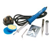 Draper 230V Soldering Kit With 1.2m Cable & Approved Plug Straight Tip 25W