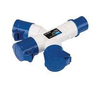 Draper 230V Splitter 3-Way, 16A