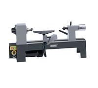 Draper 230V Variable Speed Mini Wood Lathe 250W Spindle Thread Size 3/4" 60988