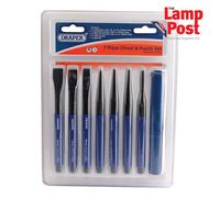 Draper 23187 Chisel and Punch Set, Blue, 7 Pcs