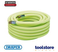 Draper 23192 High-Vis Air Line Hose, 15.2m, 13mm Bore, 1/2" BSP
