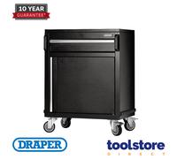 Bunker 1 Drawer 1 Door Pt Trolley, Black