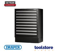 Draper 23748 BUNKER Modular Floor Cabinet, 9 Drawer, 680mm