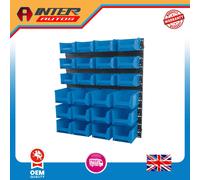 Draper 24 Bin Wall Storage Unit, Small-Medium Bins 06798 06798