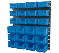 24 Bin Wall Storage Unit, Small/Medium Bins