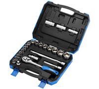 Draper 16362 1/2-Inch Square Drive Metric Socket 24 Piece Set