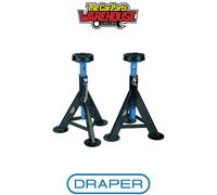 Draper Expert Axle Stands 24173 – 3 Tonne – Pair – Black & Blue
