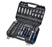 Draper 24230 HI-TORQ Metric Socket and Bit Set, 1/4" and 1/2" Sq. Dr. (110 Piece)