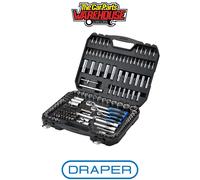 Draper Socket & Bit Set 24231 HI-TORQ® Metric – 1/4" , 3/8" & 1/2" Sq. Dr. – 188 Piece