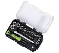 Draper Hi-Torq® Metric Socket And Bit Set 1/4in Sq. Dr. (25 Piece) Pk 1 24233