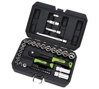 Draper Hi-Torq® Metric Socket And Bit Set 1/4in And 3/8in Sq. Dr. (48 Piece) Pk 1 24235