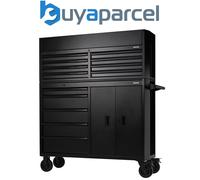 BUNKER® Combined Roller Cabinet & Tool Chest - 13 Drawer, 52", Black