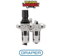 Draper Expert 24333 1/2in Bsp Combined Filter/Regulator/Lubricator each