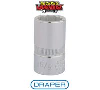 Elora 24385 Bi-Hexagon Socket 1/2in Sq. Dr. 5/8in each