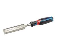 Draper 24410 Expert Bevel Edge Wood Chisel, Soft Grip with 'Pound Thru' End Cap, 32mm, 34.5cm x 4.8cm x 3.1cm, Blue