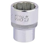Draper 24682 23mm 1/2 Square Drive Elora Bi-Hexagon Socket