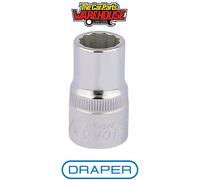 Draper 24814 Elora Whitworth Bi-Hexagon Socket 1/2" Sq Dr 1/4"