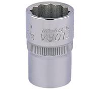 Draper 24830 Elora Bi-Hexagon Socket, 1/2" Square Drive, 3/8" BSW, Blue