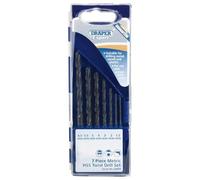 Draper 24899 Expert Metric Drill Bit Set, 1.5mm-6mm, Blue, 7 Pcs