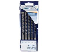 Draper 24904 Expert SDS Metric and Masonry Drill Bit Set, Blue, 5 Pcs