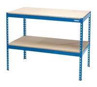 Draper Steel Workbench – 1200 x 600 x 900 mm – Blue
