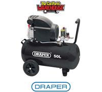 Draper 24981 Direct Drive Oiled Air Compressor 50L 1.5Kw each