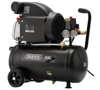 Draper Air Compressor - 2HP, 24ltr, 230V