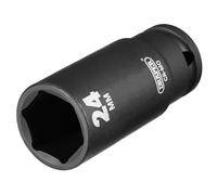 Draper 24mm Deep Impact Socket 1/2" Dr 6 Point Hex Chrome Vanadium Steel 12746