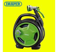 Draper Mini Hose Reel Set (10M) with Spray Gun Garden/Patio Watering Equipment