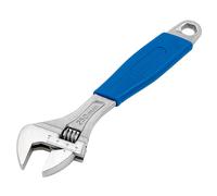 Draper 250mm 30mm Jaw Crescent Type Adjustable Wrench Soft Grip Handle 24793