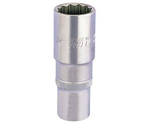 Draper 25135 21mm 1/2 Square Drive Elora Deep Bi-Hexagon Socket