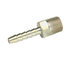 Draper 25800 1/4in Bsp Taper 3/16in Bore Pcl Male Screw Tailpiece (Sold Loose) each