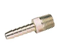 Draper 25840 1/4in Bsp Taper 1/4in Bore Pcl Male Screw Tailpieces (5 Piece) per card