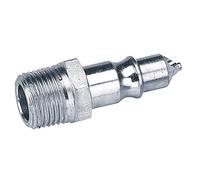 Draper 25858 1/2in Male Thread Air Line Screw Adaptor Connectors (Pack Of 2) per card