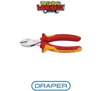 Draper Diagonal Side Cutters 25885" VDE High Leverage Multi-Colour
